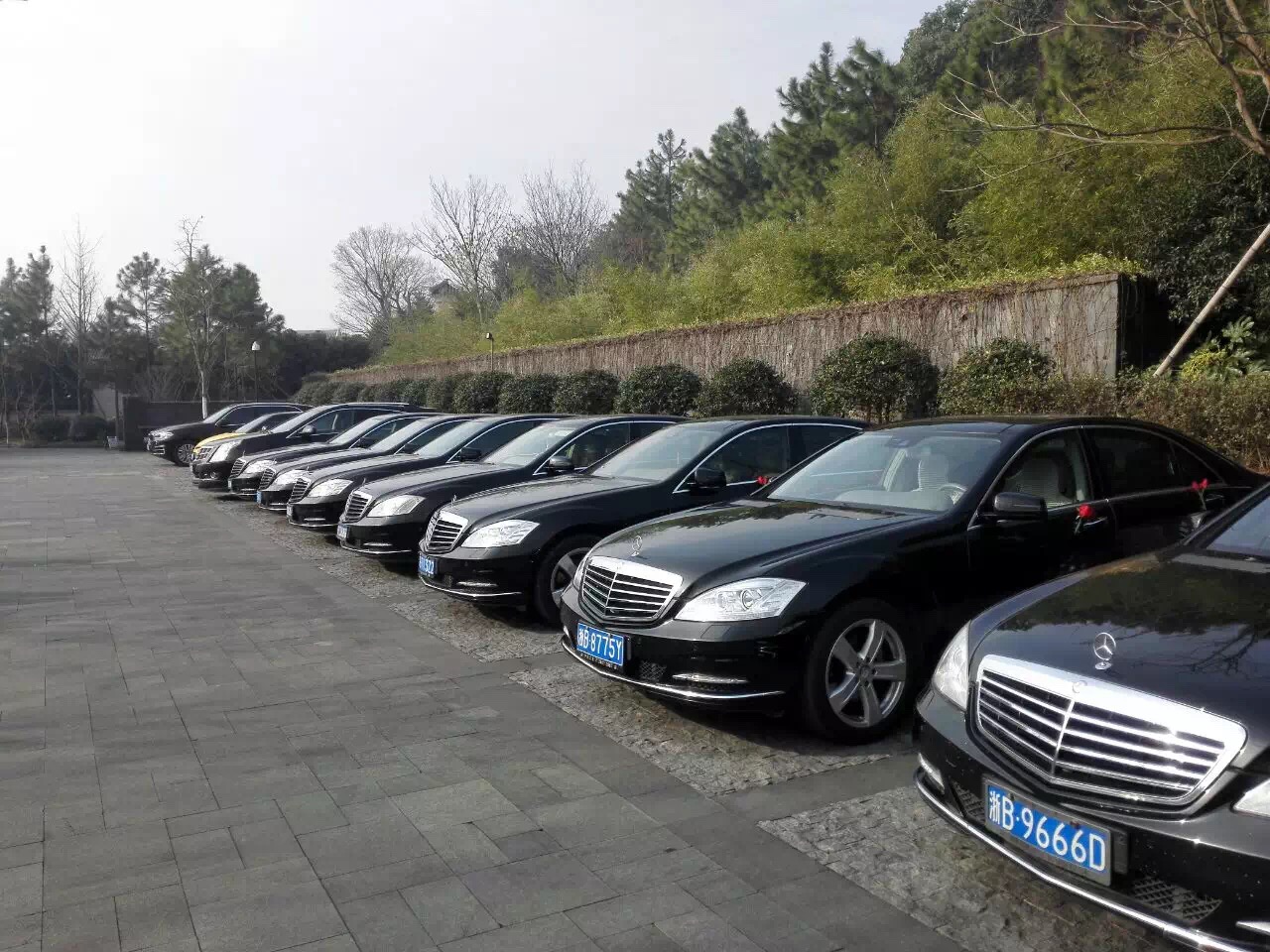 奔馳S350車隊